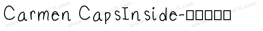 Carmen CapsInside字体转换